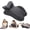 Dark Grey, variant on Memory Foam Wedge Pillow, Multi-Position Support Pillow for Adults, Ergonomic Prone Pillows with Removable Cover for Sleeping, Reading, Acid Reflux, Back,Neck, Legs Elevation