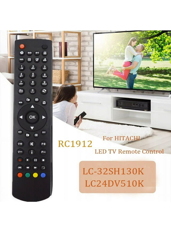 Remote Control Replacement Suitable For Hitachi Techwood Orion Rc1912 Pi Led Tv