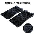 thumbnail image 3 of Homeon Wheels Rampes de Protection pour Pneus, Patins Antidérapants, Design pour Pneus de Voiture, Rampes pour Roues de Voiture, Prévention des Pneus Plats et Plats, Sauvegardes de Pneus pour Rangement, Sac de Transport, Facile à Ranger, Lot de 4, Noir, 3 of 7