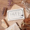 thumbnail image 3 of 8pcs Vintage Wooden Rubber Stamps Floral Stamps DIY Scrapbooking Card Making Decoration, 3 of 8