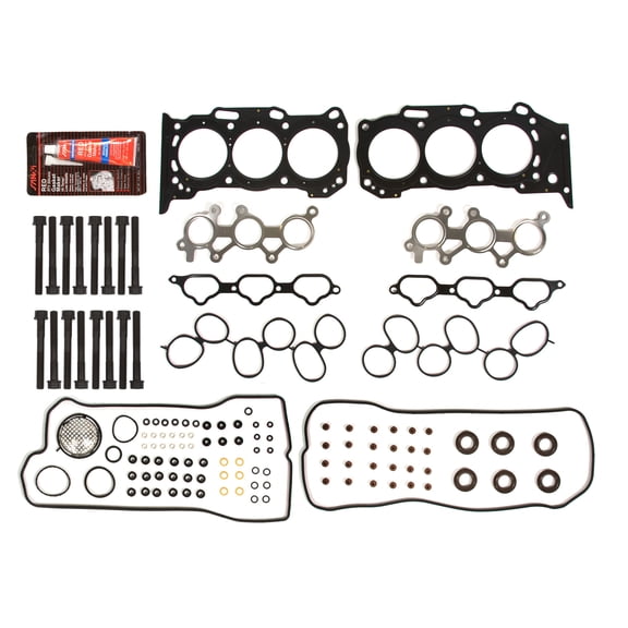 Evergreen HSHB2053 Head Gasket Set Head Bolts Fit 06-11 Lexus GS350 IS350 GS450H Hybrid 3.5 DOHC 2GRFSE