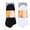 Ankle-Black/White, variant on 6 Pack Men's Athletic Quarter Ankle Low Cut Cotton Socks Cushioned Sports Running