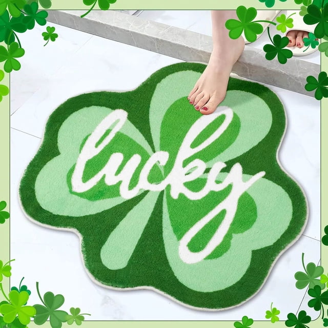 Tyidzon Couverture de Siège en Forme de Tapis Imitation de la Saint-Patrick