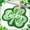 A, variant on St. Patrick's Day Shamrock Shaped Floor Mat Rug, 23.6x23.6in Green Non-Slip Lucky Clover Bath Mat Irish Festive Home Decor for Bathroom Living Room