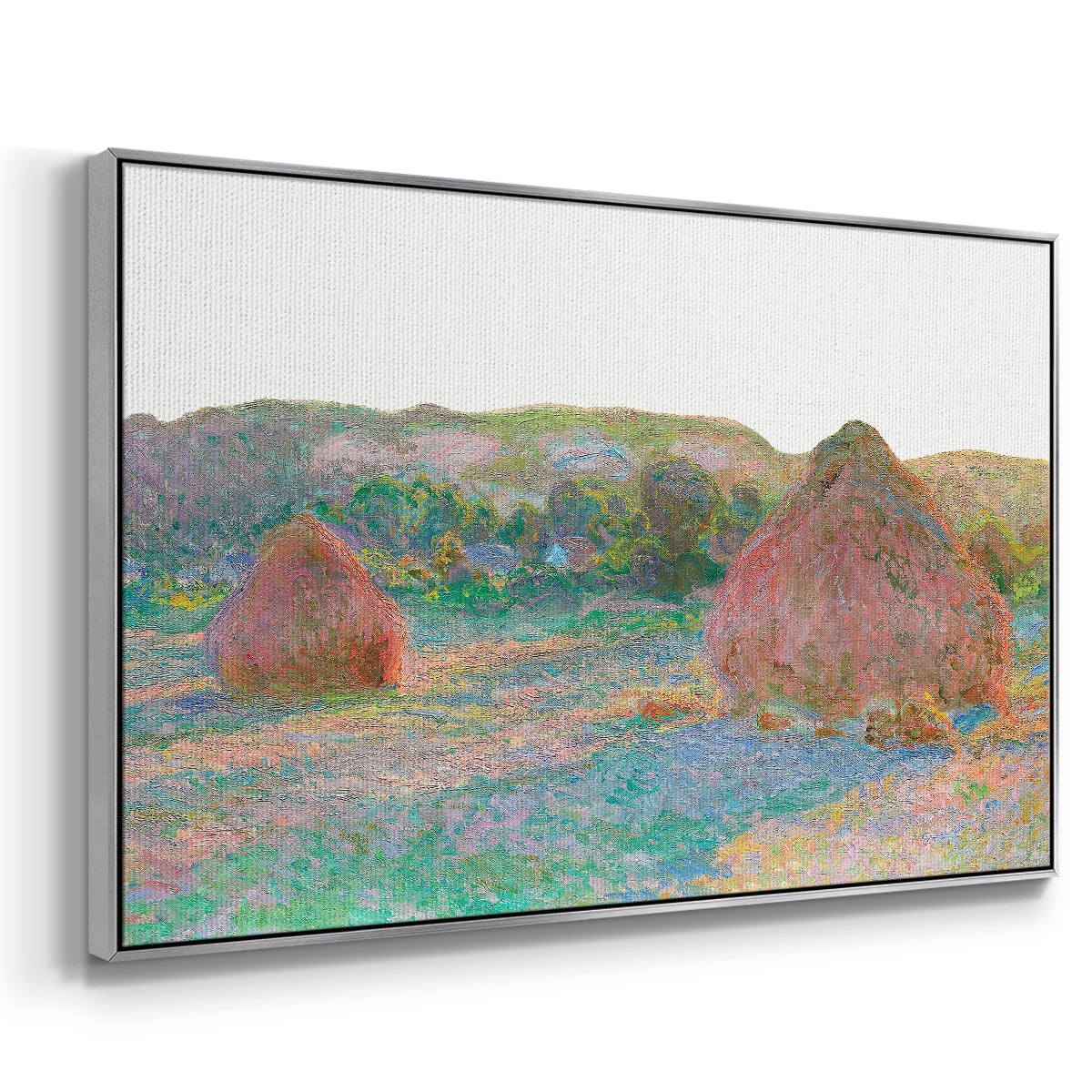 Vintage Landscape-CLIII By Wexford Home Framed in Silver Wood Gallery Wrapped Canvas 17 in. x 25 in.