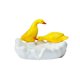 thumbnail image 3 of Jabonera de pato portátil de cerámica de fácil limpieza Jabonera Jabonera Bandeja para jabón para Blanco, 3 of 9