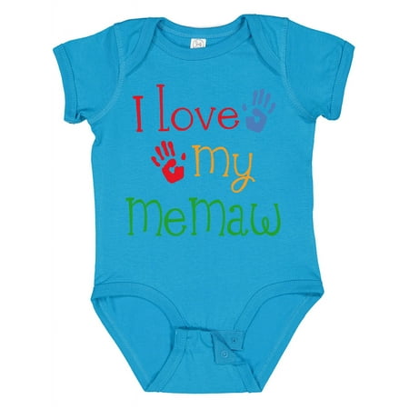 

Inktastic I Love My Memaw Girls Baby Bodysuit