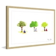 thumbnail image 3 of Marmont Hill "Three Meditators" by Maya Gur Framed Painting Print, 3 of 5