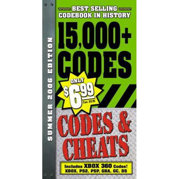 Pre-Owned Codes & Cheats Summer 2006 Edition: Over 15,000 Secret Codes (Prima Official Game Guide) (Paperback) 0761553355 9780761553359