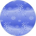 thumbnail image 1 of Ahgly Company Indoor Round Patterned Blue Ribbon Blue Area Rugs, 4' Round, 1 of 1