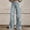 B#Gray, variant on DPTALR Women's Fashion Printed Casual Pants with Zipper Button Pockets,Gray,Size M,Women's Plus ,Young Adult Tops