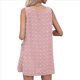 thumbnail image 3 of Vestido Informal de Verano para Mujer, con Lunares, Cuello en V, Sin Mangas y Bolsillos, Rosa , Talla L, 3 of 8