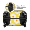 thumbnail image 2 of Disketp Daisies Flowers Elastic Travel Luggage Cover Travel Suitcase Protective Cover For Trunk Case Apply To 18''-32'' Suitcase Cover-Small, 2 of 7