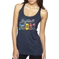 thumbnail image 1 of Wild Bobby, Colorful Softball Mom, Mother's Day, Women Tri-Blend Racerback Tank Top, Vintage Navy, Small, 1 of 3