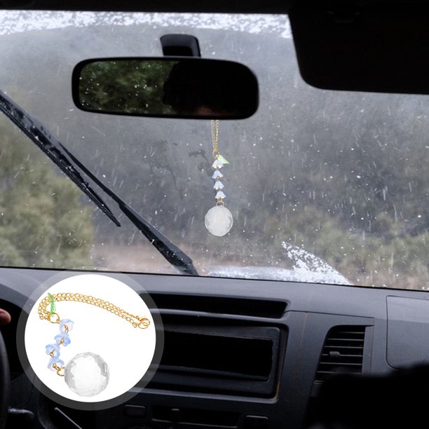 Houderco Accesorio Colgante De Espejo Retrovisor Con Flores Multicolor Para Decorar Carro Con Estilo