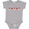 thumbnail image 3 of Inktastic Sock Monkey Heart Border Boys or Girls Baby Bodysuit, 3 of 5
