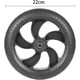 thumbnail image 5 of Rueda trasera de repuesto para Scoote Kugoo S1 S2 S3, rueda trasera de repuesto para scooter eléctrico de 8 pulgadas, 5 of 5