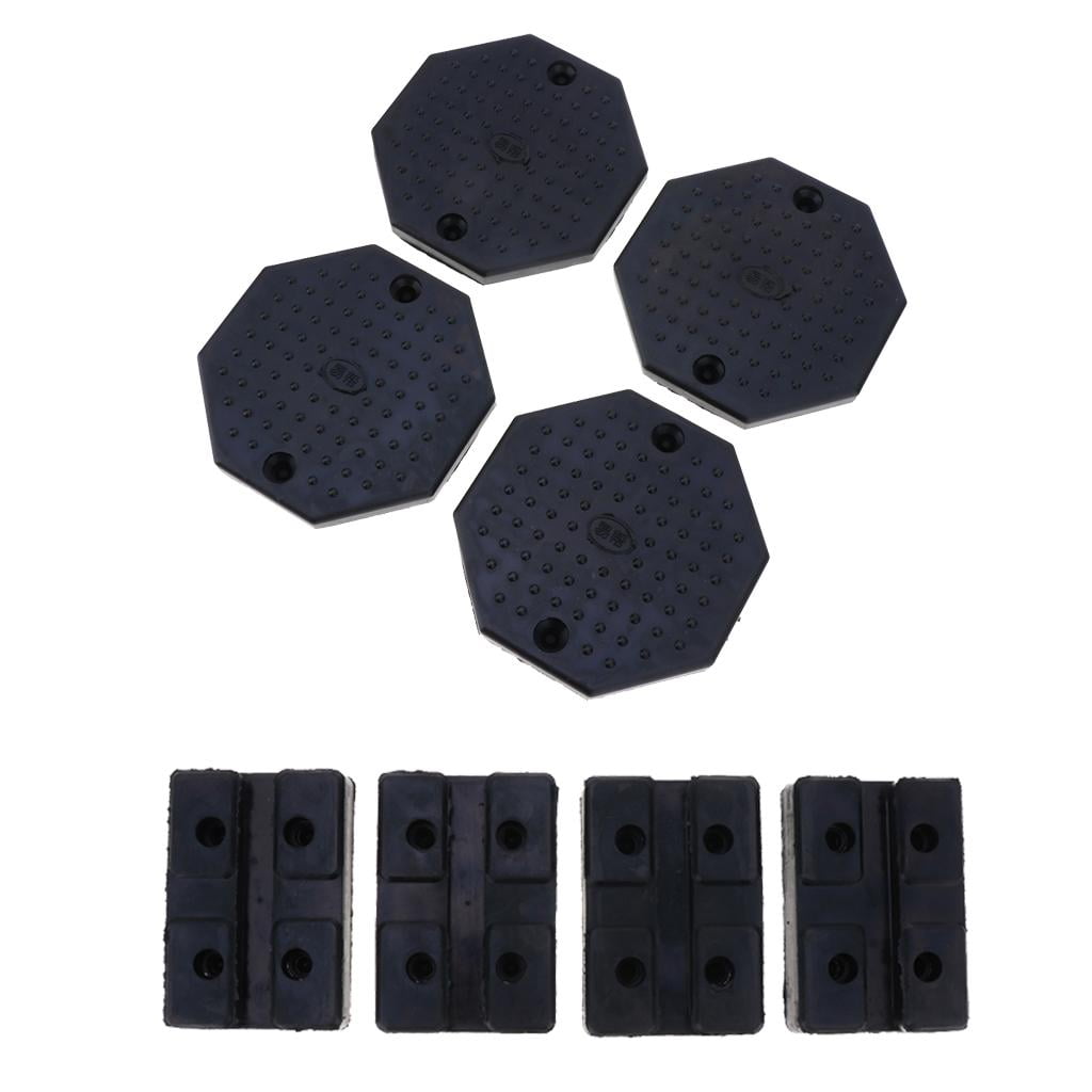 8 Pieces Car Rubber Jack Pad Jack Support Block Frame Protector Adapter