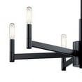 thumbnail image 4 of 43859BK Kichler Lighting Erzo - 6 light Medium Chandelier - with Soft Contemporary Inspirations - 9.25 inches tall by 26 inches wide-Black Finish, 4 of 9