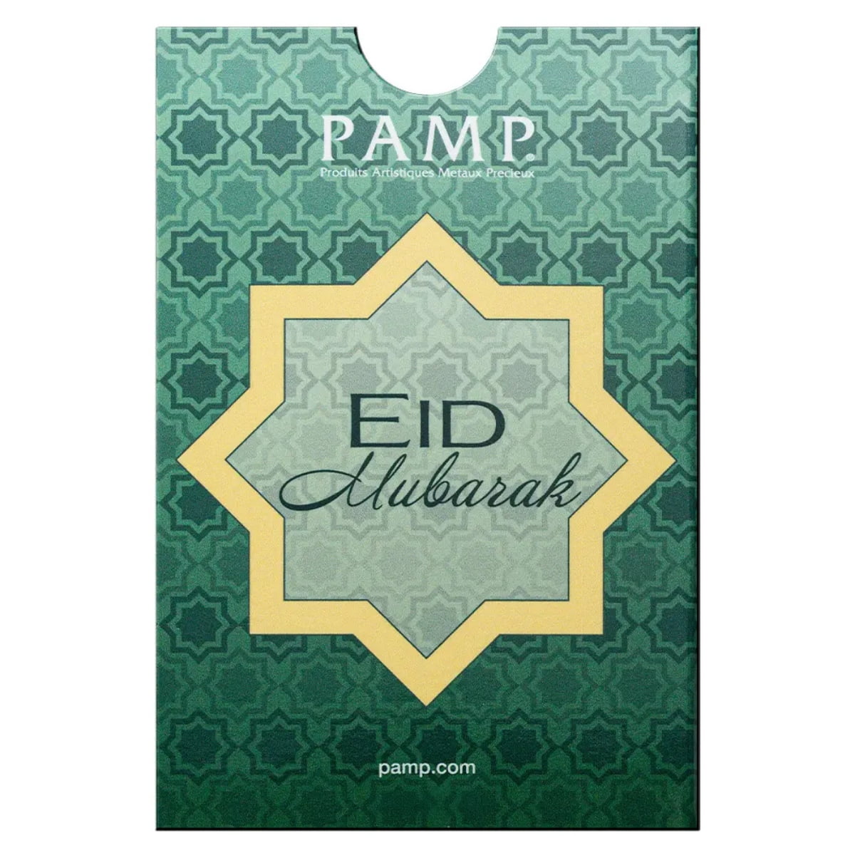 Pamp Suisse Eid Mubarak 5 Gram Gold Bar in Assay w/ Sleeve - Low Serial