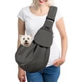 thumbnail image 1 of SlowTon Porta Perros - Correa de Hombro Ajustable y Acolchada Gruesa para Perros pequeños, Bolso porta Cachorros para Mascotas y Gatos con Bolsillo Frontal con Cremallera, cinturón de Seguridad Lavabl, 1 of 5