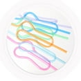 thumbnail image 3 of LOLIPPYY 1 Set Bachelorette Party Straws Assorted Colorful Curly Plastic Drinking Straws for Fun Party Beverages, 3 of 7