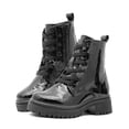 thumbnail image 2 of Botin Yuyin Para Niña Casual Con Corazones Charol Negro negro 19, 2 of 6