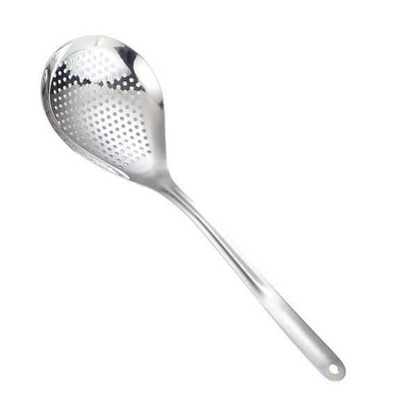 Stainless Steel Skimmer Strainer Slotted Spoon Colander Mesh Deep Fryer Oil Frying Scoop for Removing Filtering
