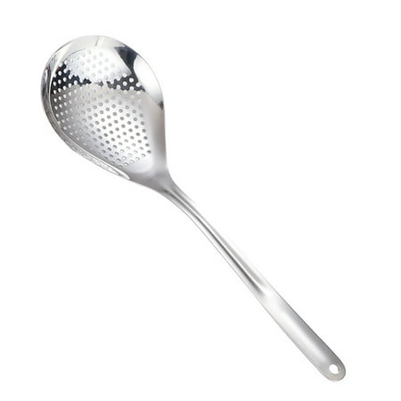 

Sorrowso Stainless Steel Skimmer Strainer Slotted Spoon Colander Mesh Deep Fryer Oil Frying Scoop for Removing Filtering Cooking Kitchenware