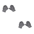 thumbnail image 3 of Sonducket 1 par de manoplas tejidas para bebés Manoplas delicadas para niños Niñas Niños Cubiertas de dedos de invierno Cubierta de mano para Gris oscuro 2Conjunto, 3 of 6