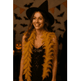 thumbnail image 5 of ELEGANI Costume Accessory, 72 inch Fancy Feather BOA , Gold, 5 of 5