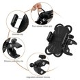 thumbnail image 2 of Soporte para manillar de bicicleta para teléfono inteligente, correa universal giratoria 360 para teléfono de motocicleta para iPhone 8 7 6S 6 Plus 5, Samsung S8 S7 S6, GPS y dispositivos móviles de 3,5 a 6,3 pulgadas Excelente Rendimiento ER012176WZ, 2 of 5