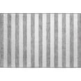 thumbnail image 2 of Addison Rugs Mayfield Washable Transitional Stripes Gray Rectangle Rug, 1'8" x 2'6", 2 of 5