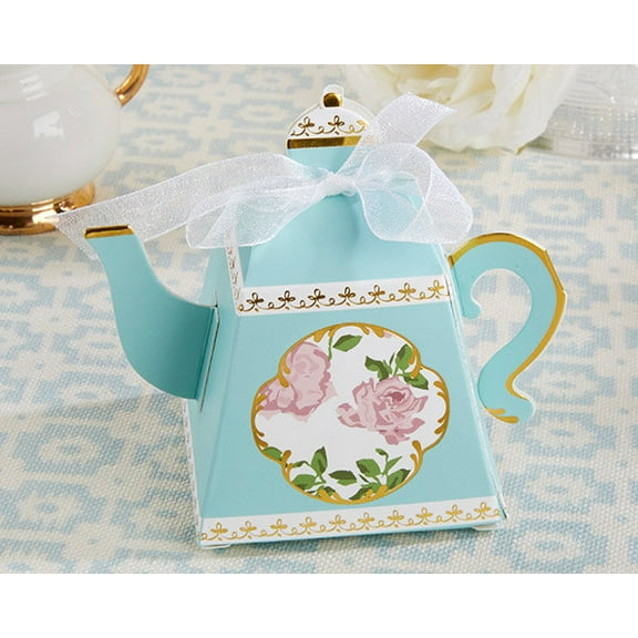 Kate Aspen Tea Time Teapot Favor Box (Set of 24)