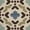 Cream/Aqua, variant on SAFAVIEH Veranda Branson Geometric Indoor/Outdoor Area Rug, 6'7" x 6'7" Square, Cream/Aqua