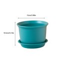 thumbnail image 2 of Advancent Maceta de para sala de estar, dormitorio, jardín, maceta de plástico, contenedor suculento, accesorio de jardinería Jardín y Patio Verde M【diámetro 15cm】, 2 of 6