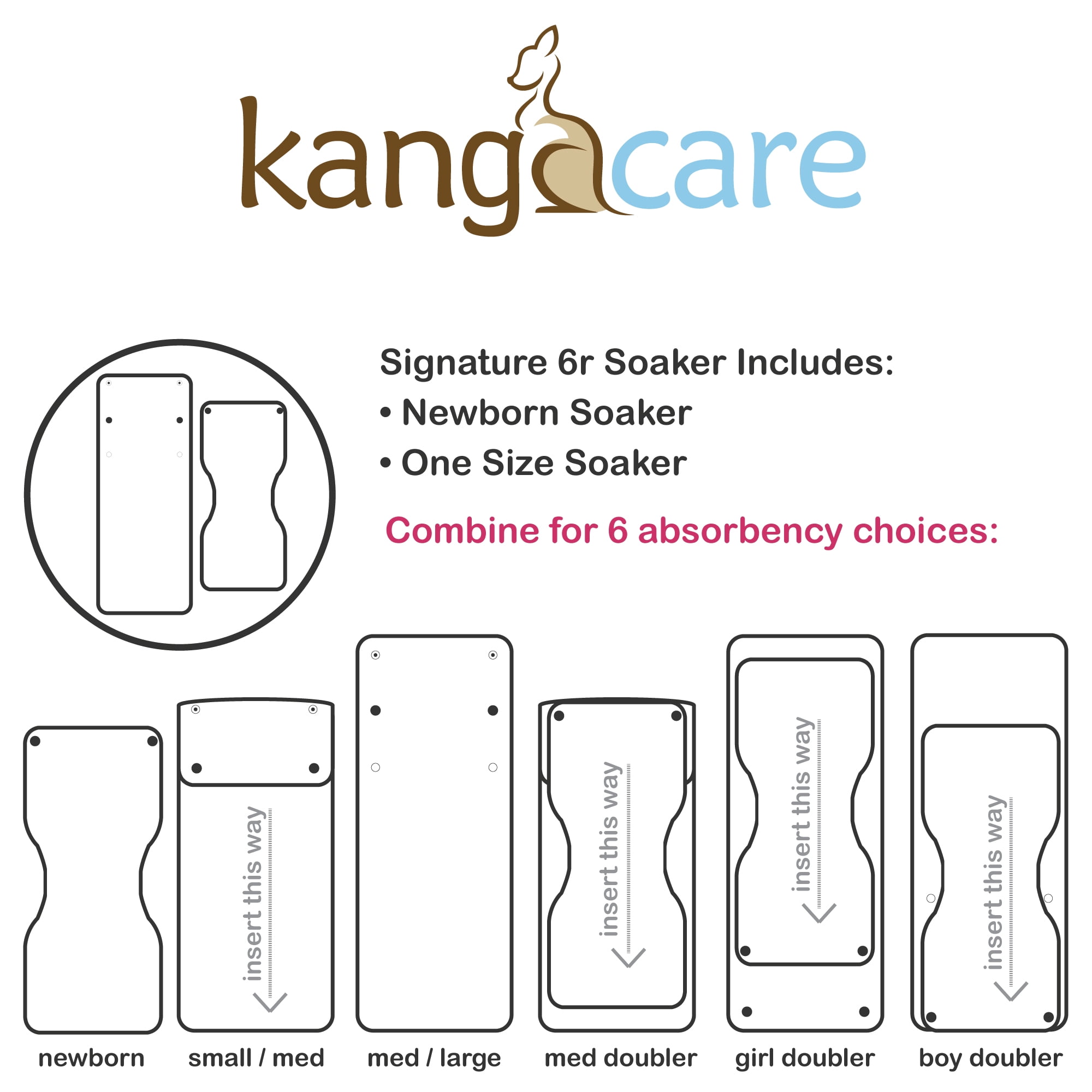 Kanga Care Rumparooz 10 Pack Hemp 6R Soaker