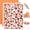 Buffalo Check, variant on Fall Tissue Paper, 60 Sheets Orange Tissue Paper Bulk for Wrap Bags, Wrapping Paper for Autumn Harvest Thanksgiving Halloween Party Decor,Turkey Pumpkin Maple Leaf Patterns