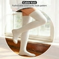thumbnail image 6 of Women Thigh High Socks Extra Long Knitted Thigh High Boot Socks Winter Stockings  2 Pairs, 6 of 7