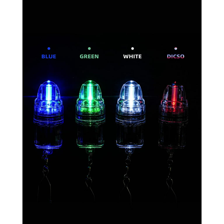 Deep Drop Fishing LED lights underwater helps catch grouper and