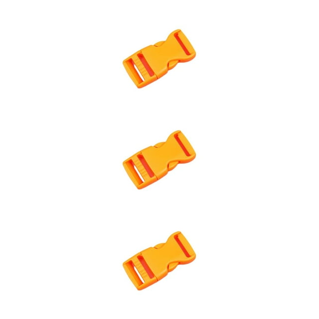 Maytalsory 10piece Experience Seamless Integration High Compatibility Buckle Clasp Belt Buckles Release Buckle Orange color 3Set