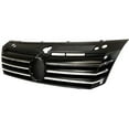 thumbnail image 2 of Grille For 2012-2015 Volkswagen Passat Black w/ Chrome Insert Molding, 2 of 5