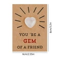 thumbnail image 4 of Valentines Day Gifts for Ki-ds - 12 Pack Valentines Cards with Heart-Shape Gems - Valentine Crystals Rock Gift Exchange for Bo-ys Gir-ls Todd-lers Class Classroom Sch-ool Party Favor, 4 of 7