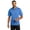 Blue, variant on Mens Micropique Gripper Polo, Medium, Iron Grey