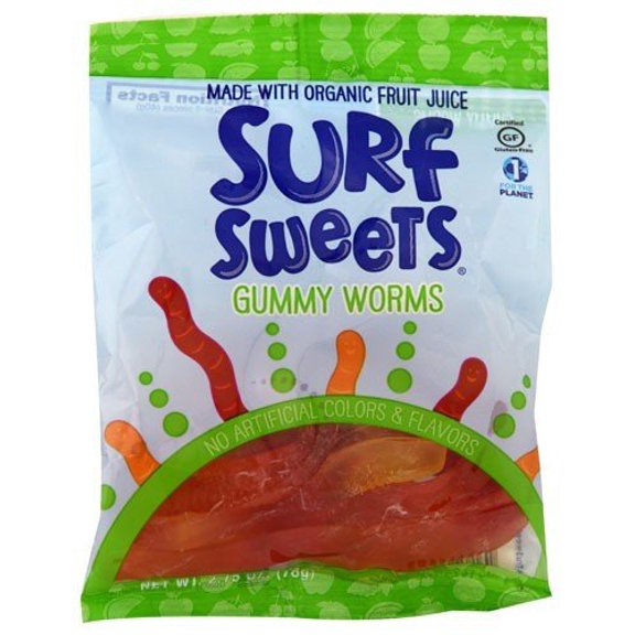 Surf Sweets Gummy Worms, 2.75 Oz.