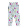 thumbnail image 4 of Goofa Happy Easter Printed Soft Pajama Pants for Women, Wide Leg Comfy Casual Lounge Yoga Pants-Medium, 4 of 9