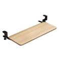 thumbnail image 2 of MERIGLARE Keyboard Extension Tray Under Desk adjustable Slide Out Platform Computer Drawer Wood Color, 2 of 9