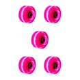 thumbnail image 1 of Soidarity Light Up Quad Roller Good Grip LED Ruedas de patín redondas Reducción de la fricción Rueda de doble Alta dureza Outdoor Girl Pink / Type2 NO2, 1 of 6