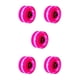 thumbnail image 1 of Soidarity Light Up Quad Roller Good Grip LED Ruedas de patín redondas Reducción de la fricción Rueda de doble Alta dureza Outdoor Girl Pink / Type2 NO2, 1 of 6
