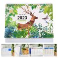 thumbnail image 3 of English Desk Calendar 2023 Desk Calendar Office Coil Calendar Decorative Calendar Ornament, 3 of 9